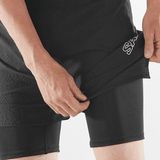Salomon Sense 2in1 shorts men - ZWART - Heren