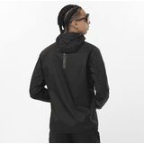 Salomon Sense Aero Wind Jacket Heren - ZWART - Heren