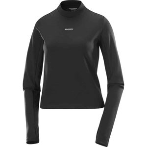 Salomon Shakeout bliss ls tee dames - ZWART - Dames