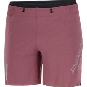 Salomon Sense aero 7" short heren - ROOD - Heren