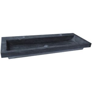 Hardsteen wastafel Compact Stone Natuursteen 100 cm 1 kraangat