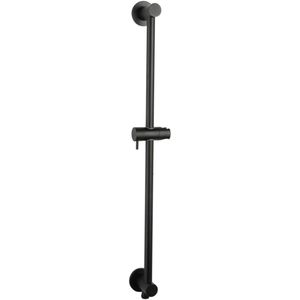 Douche Glijstang met Wateraansluiting 70 cm Mat Zwart