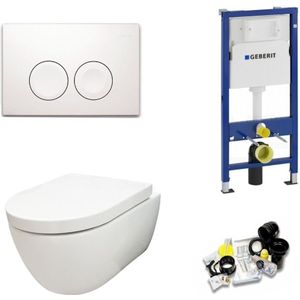 Geberit UP100 Toiletset Sani Royal Standaard Rimfree 55 cm Delta 21 Wit