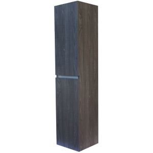 Hoge Kolomkast Generation 160 cm Sherwood Warm Grey greeplijst aluminium