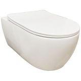 Sani Royal Hangend Toilet Wandcloset Standaard Rimfree Flatline 55 cm Easy Flush
