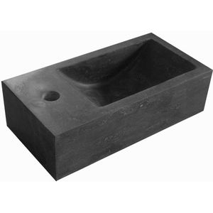Hardstenen fontein Rimini Mini 36x18x10 cm Kraangat Rechts