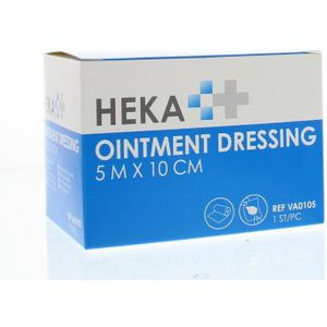 Heka Ointment dressing/Engels pluksel 5m x 10cm  1 stuks