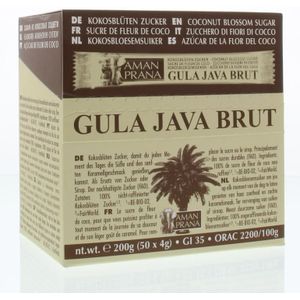 Aman Prana Gula java brut stick 50 x 4 gram bio  200 gram