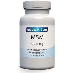 Nova Vitae msm 1500mg  100 Tabletten