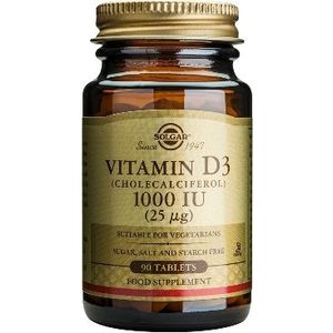 Solgar Vitamine D-3 1000 IU tabletten  180