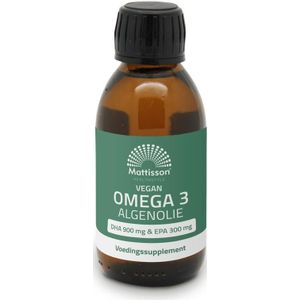 Mattisson - Vegan Algenolie Vloeibaar 1200mg - Omega 3 - 150 ml