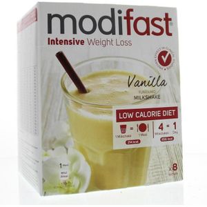 Modifast Intensive milkshake vanille 8 stuks  440 gram