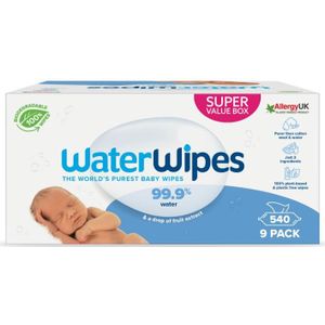 Waterwipes Babydoekjes 9-pak  540 stuks