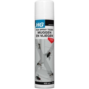 Hg X muggen/vliegen spray  400 Milliliter