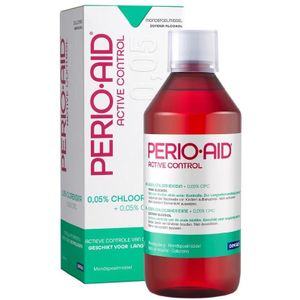 Perio aid Active Control mondspoelmiddel 0.05% CHX  500 Milliliter