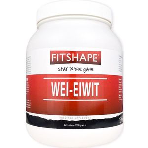 Fitshape Wei eiwit aardbei  1 kilogram