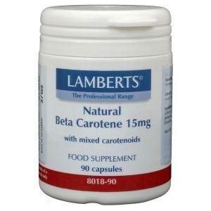 Lamberts Vitamine A 15mg natuurlijke (beta caroteen)  90 capsules