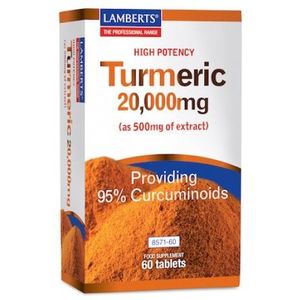 Lamberts Curcuma 20.000mg (turmeric)  60 tabletten