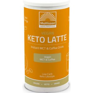 Mattisson Vegan keto latte instant MCT & coffee drink  200 gram