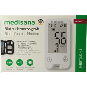Medisana Meditouch 2 glucosemeter USB  1 stuks