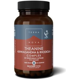 Terranova L-theanine ashwagandha & rhodiola complex  50 Capsules |
