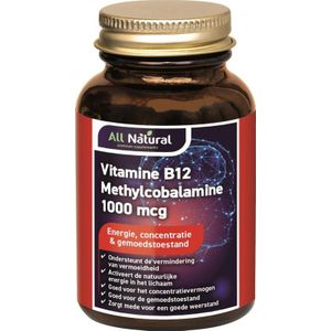 All Natural Vitamine b12 1000mcg methylcobal  90 Tabletten
