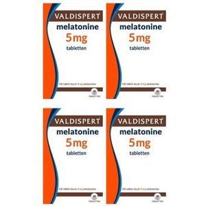 Valdispert Melatonine 5mg vier-pak 4x 30 tabletten
