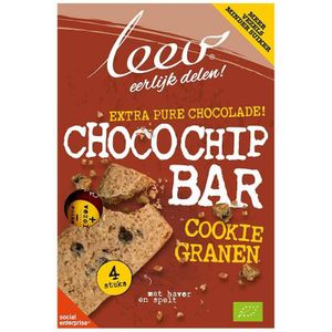 Leev Cookiebar chocochip & granen bio  140 gram