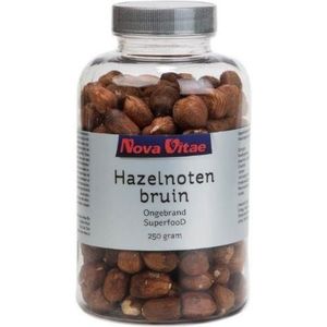 Nova Vitae Hazelnoten bruin ongebrand raw  250 gram