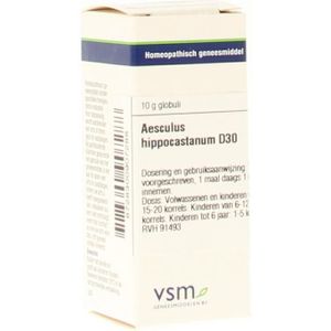 VSM Aesculus hippocastanum D30  10 gram