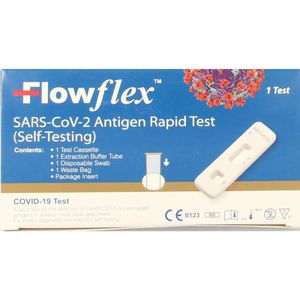 Flowflex Zelftest Covid-19 SARS-COV-2 antigeen  1 stuks