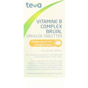 Teva Vitamine B complex bruin los  300 tabletten