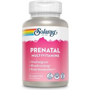 Solaray Prenatal multivitamine  90 Tabletten