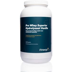 Fittergy Pro whey superior hydrolysate vanille  1000 Gram