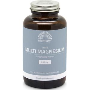 Mattisson Multi magnesium complex 200mg vegan  180 Tabletten