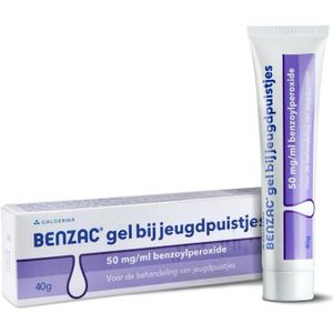 Benzac Gel 50mg/ml benzoylperoxide  40 gram