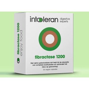 Intoleran Fibractase 1200  36 Vegetarische capsules