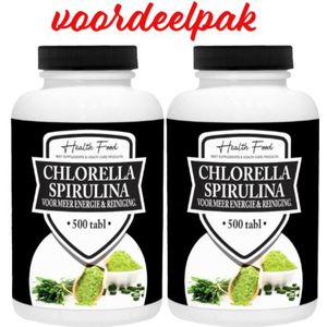 Health Food Chlorella Spirulina Duo-Pak  2x 500 tabletten