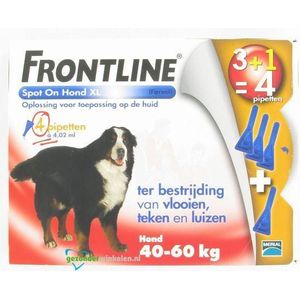 Frontline spot-on hond xl  4ST