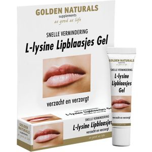 Golden Naturals L-lysine Lipblaasjes Gel  15 milliliter