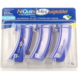 Niquitin Zuigtablet mini mint 4mg  60 zuigtabletten