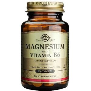 Solgar Magnesium met Vitamine B-6  250