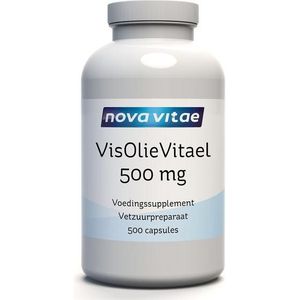 Nova Vitae Visolie vitael 500mg (zalmolie)  500 capsules