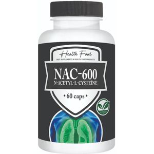 Health Food NAC-600 N-Acetyl-L-Cysteine  60 capsules