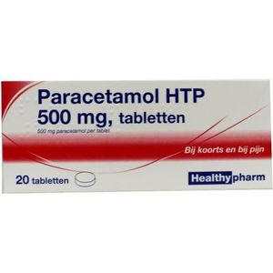 Healthypharm Paracetamol 500mg  20 tabletten