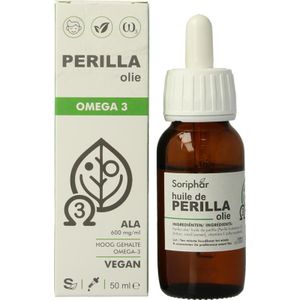 Soriphar Perilla olie omega 3 bio  50 ml |