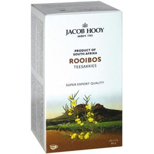 Jacob Hooy Rooibosthee sakkies  40 zakjes