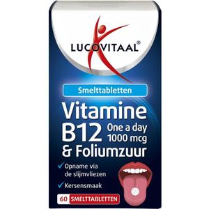 Lucovitaal b12 & foliumzuur smelttablet  60 Tabletten