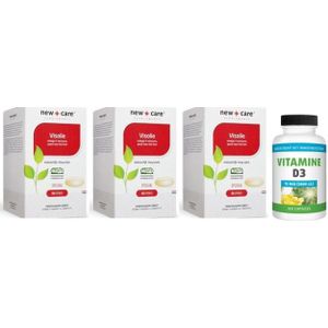 New Care Visolie trio-pak 3x 120 capsules + Gratis Gezonderwinkelen Vitamine D 75mcg 200 capsules