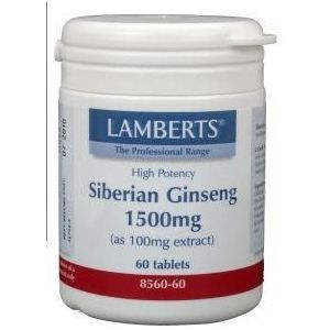 Lamberts Ginseng Siberisch 1500mg  60 tabletten